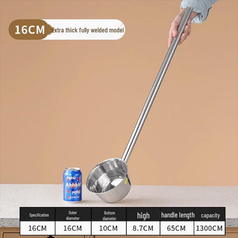 

Yudefeng Stainless Steel Long Handle Water Ladle