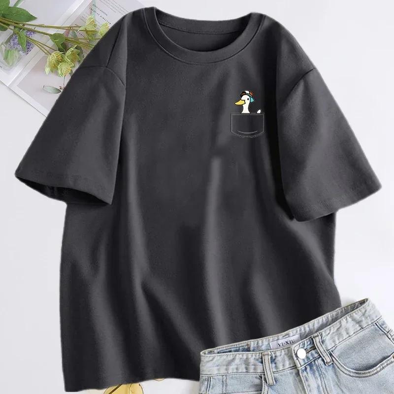

Pocket Subaru Duck Women s T-shirt Women s Fun Pattern T-shirt Women s T-shirt Short sleeved Large T-shirt Aesthetic T-shirt 3XL
