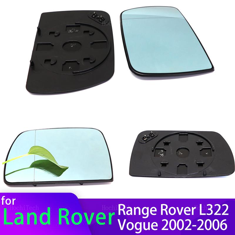 Vetro Specchietto Retrovisore Laterale Blu Riscaldato Elettrico Grandangolare Per Land Rover Range Rover L322 Vogue 2002-2006 Accessori