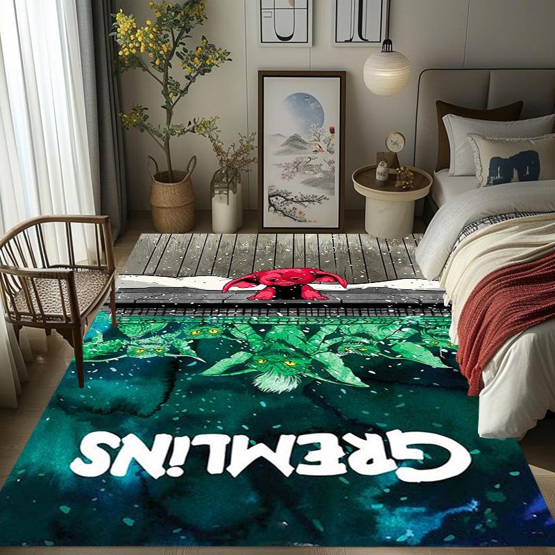 Gremlins Festive Chaos carpet Suitable for all seasons Living room and bedroom mats Dormitory decoration Bathroom mat Christmas gifts