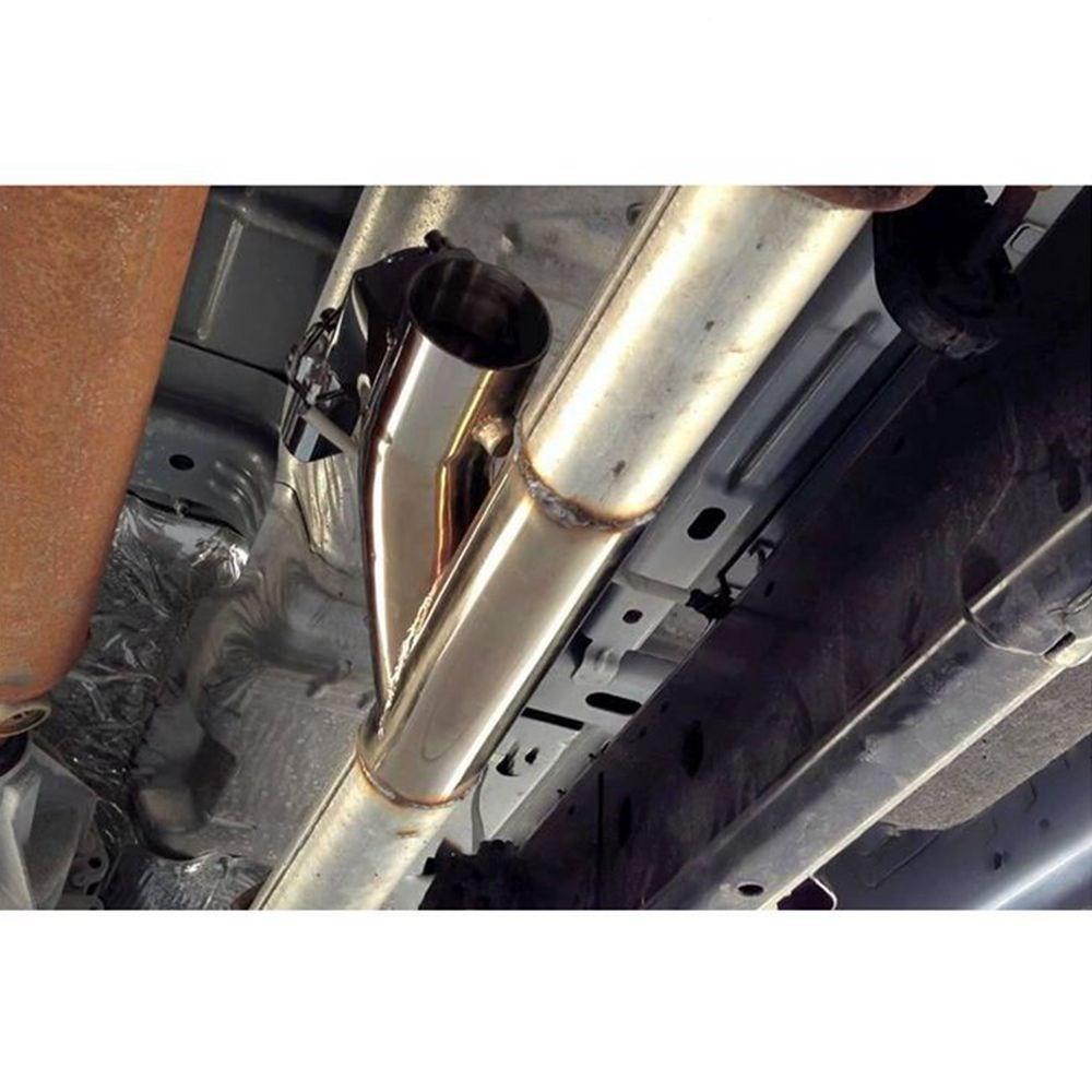 Universal 2.5" 3" Electric Exhaust Cutout Kit Y Pipe Exhaust Control Valve Single Valve System Switch With Remote Control Kit