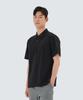 SNOWPEAK APPAREL Airdot Short Sleeve Polo Shirt (S25Mmtps34) Black