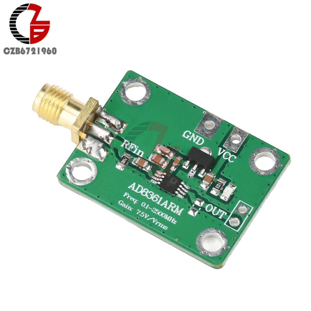 AD8361 0.1-2.5GHz RF Amplifier Power Meter True RMS Detection Module AM Amplitude Detector DC 2.7-5.5V Transmiter Receiver Gain