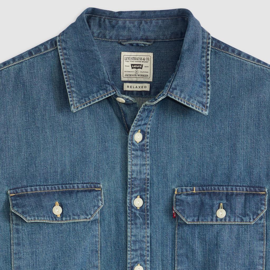Levi's JACKSON WORKER Denim Worker Shirt Long Sleeve Men's 19573-0269 US M