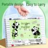 Panda Cartoon Acrylic Marker Pens for Kids - Water-Based, Opaque, Stackable Colors for Children’s Art