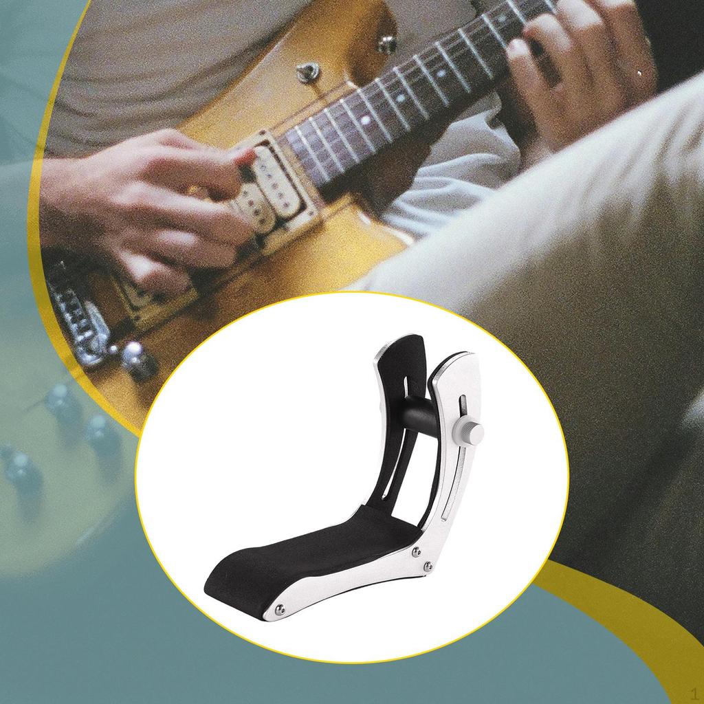 Electric Guitar Rest Foot Lifter Ergonomic Professional Footrest Stool for Live