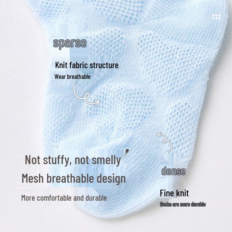 Labi Newborn Antibacterial Baby Socks 3-Pack