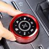 For Jetour Traveler 2024 Central Control Knob Decorative Ring Aluminum Alloy Frame Stickers Interior Auto Accessories
