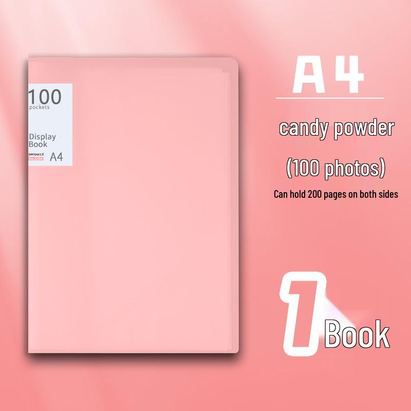 A4 Transparent Multi-Layer Document Organizer Folder 10 pages