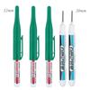 32/20mm Waterproof White Oily Deep Hole Long Nib Head Markers Pen Set for Metal Perforating Bathroom Woodworking Decoration Tool