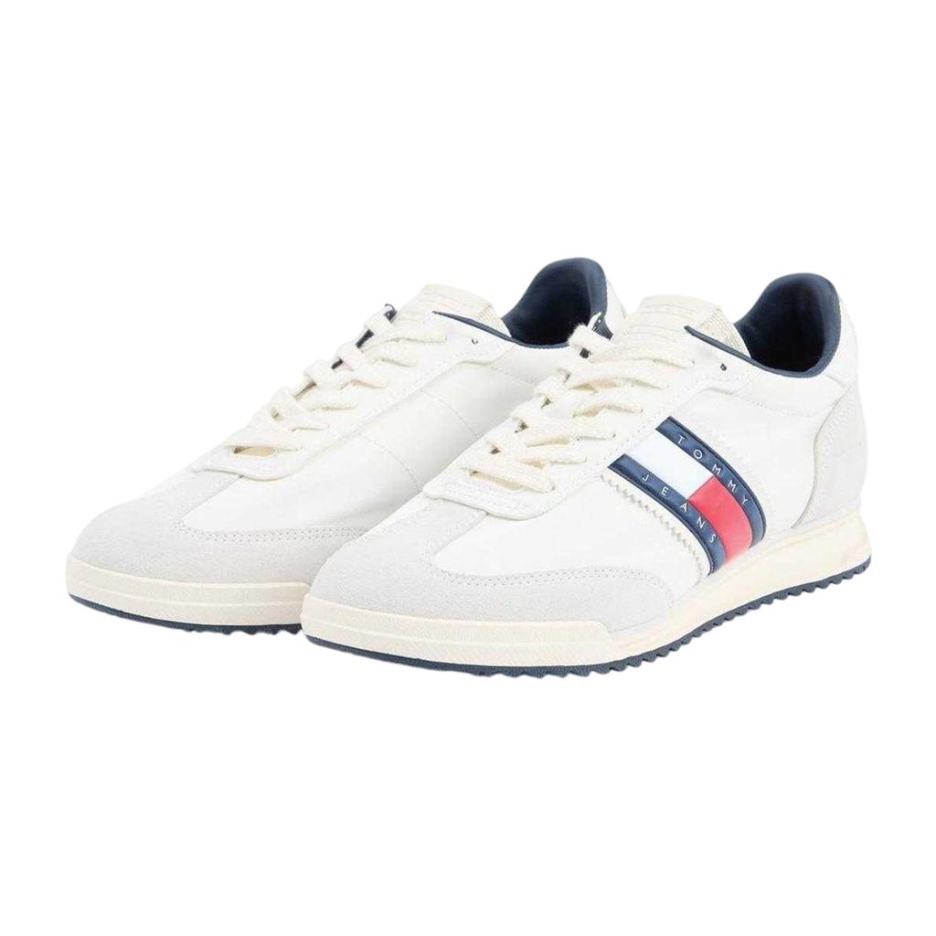 Tommy Jeans Mens Suede Running Trainers