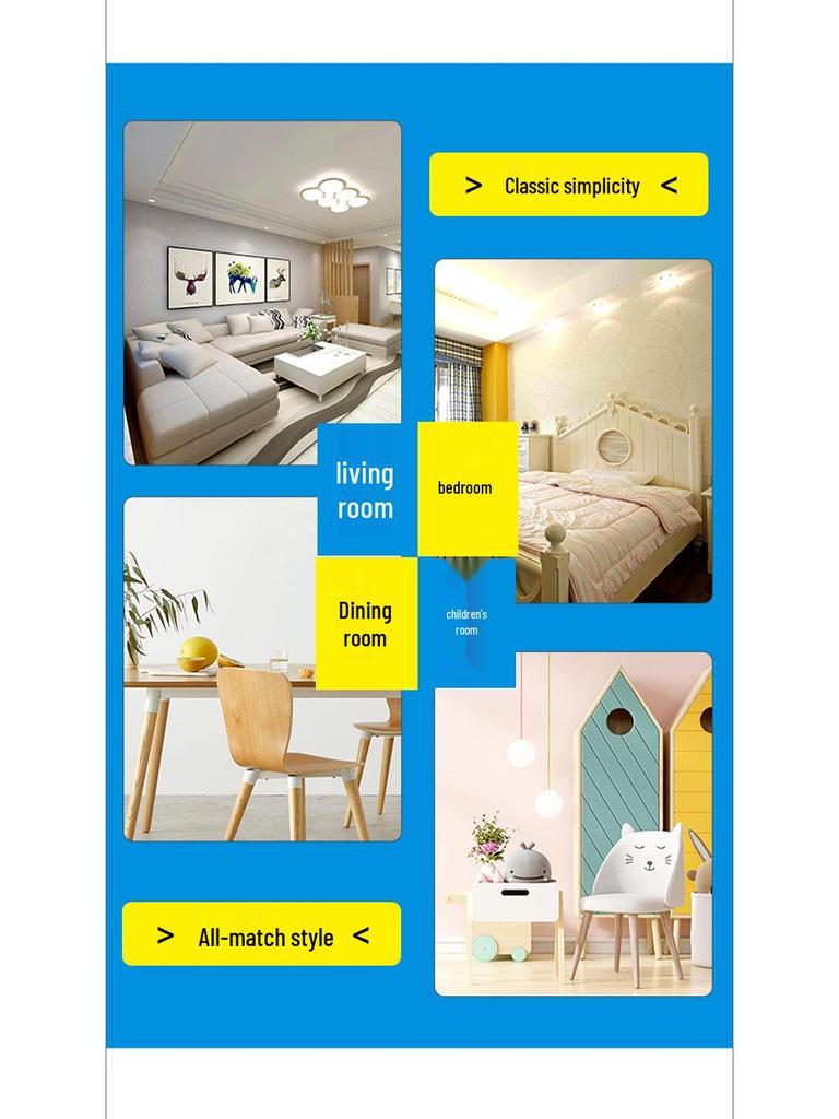 Yipula 6026 Perpetual LCD Wall Clock - Silent Dual Date Classic for Living Room