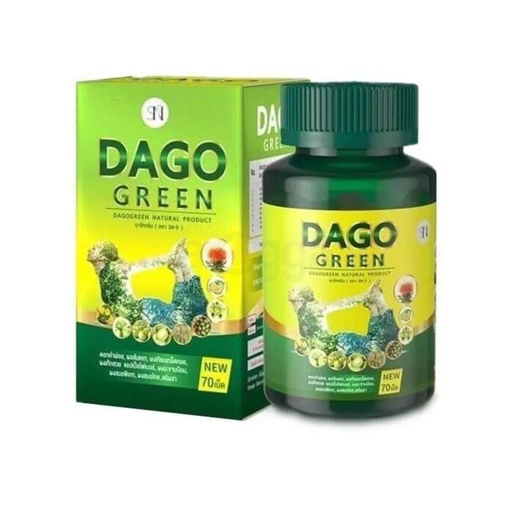 Dago Green Natural Detox Capsules, 60 cap
