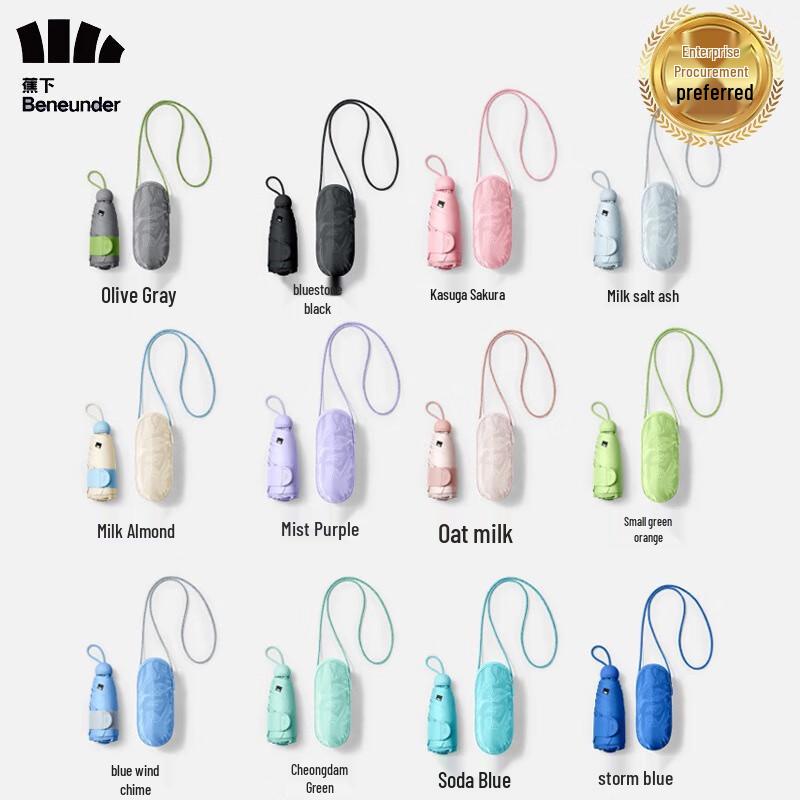 Beneath Umbrella UV Protection 5-Fold Capsule Umbrella