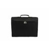 Bag Laptop Satchel Office Shoulder Bags 15" Black Leather Briefcase Messenger