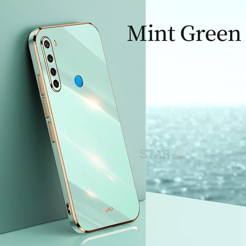 Plating Square Finger Ring Holder Phone Case On For Xiaomi Redmi Note 8T 8 T Note8 2021 New Luxury Soft Silicone Stand Cover