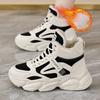 Thickly-lined Dad-style Shoes for Women, New Style, Thick and High-top, Suitable for Sports, Cotton Shoes