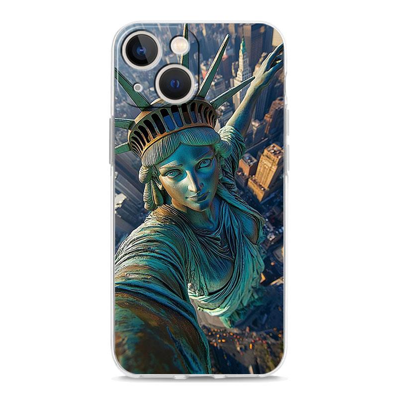 Phone Case For iPhone 17 Air Cases iPhone 16 15 12 13 14 Pro Max SE 7 8 Plus iPhone11 Cover NYC New York City seaside scenery