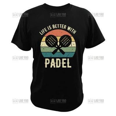 Padel Padel Amusant T-shirt Drôle Décontracté Doux Premium Vêtements Homme T-shirt Graphique Hauts Harajuku Rick et Morty#Couleur(4)