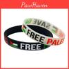Eco-friendly Palestine Silicone Wrist Band Crafted For Comfort And Advocacy