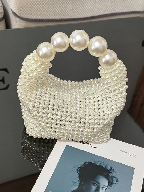 Torebki z pereł dla kobiet Modne modne torebki przenośne torby na ramię na imprezę