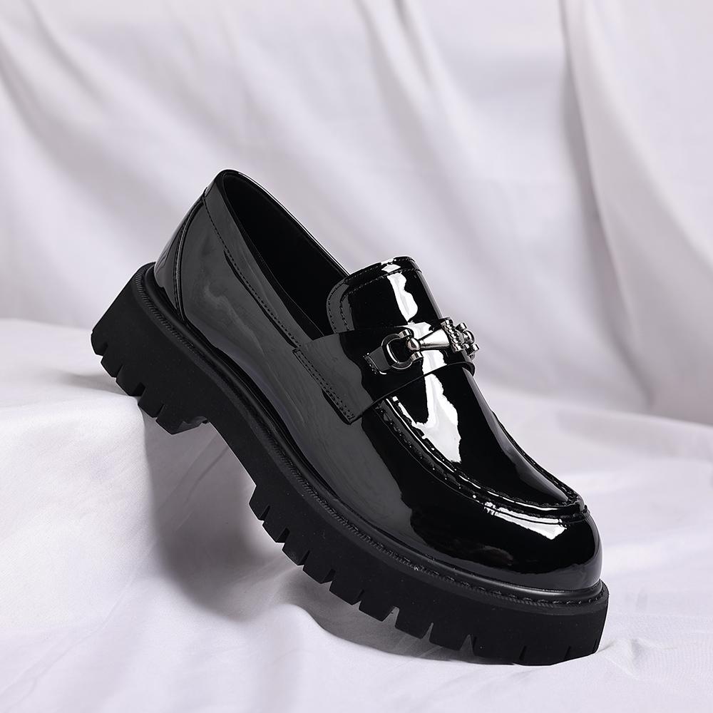 Fashion Classic Casual Shoes Thick Sole Men's Penny Loafers Slip-On Business Dress Shoes for Gentleman Business Flats Moccasins