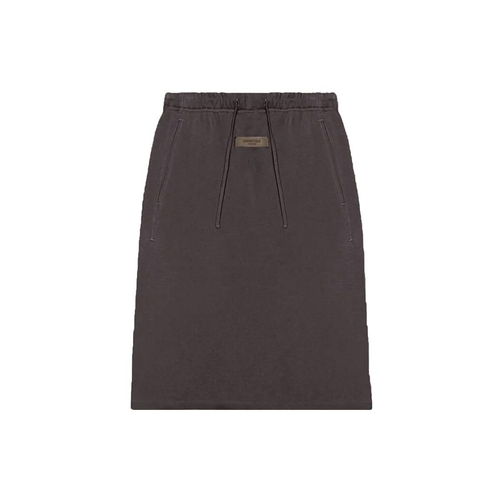 

Fear Of God Essentials SS23 Midi Skirt Off Black Women Skirts Light-Black FOG-SS23-218 S