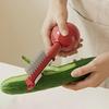 With Cleaning Brush Fruit Grater 2 In 1 Fruit Planer Household Tumbler Vegetable Peeler  Travel