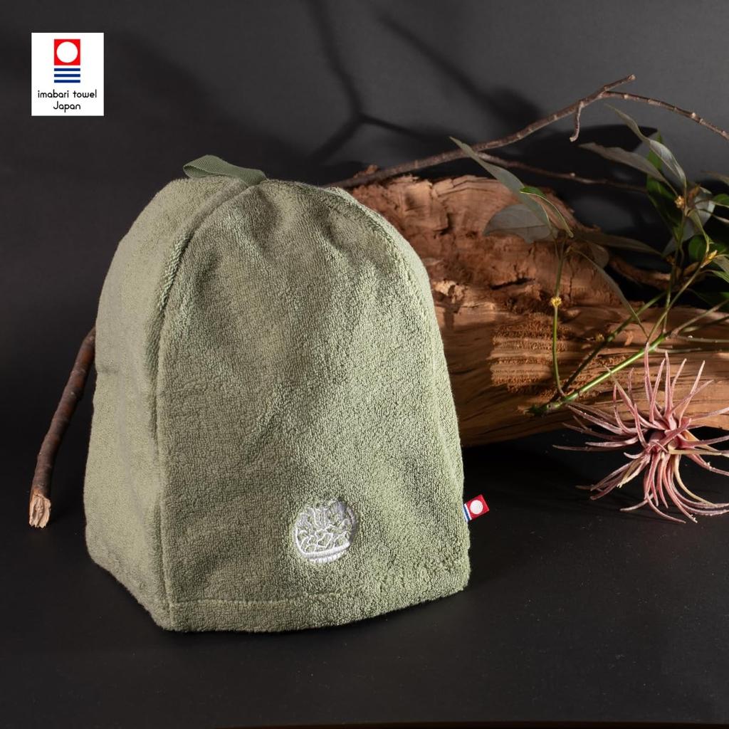 Sauna Imabari Towel Made In [SAUNA REPUBLIC] Hat, Certified, Japan, Large, Deep, Antibacterial, Deodorizing, Antiviral, Anti-Pilling, Quick-Drying