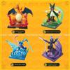 BLOKEES Pokémon Building Blocks Charizard Ceruledge Meowscarada Greninja Assembled Movable Model Ornament Toy Collection Gift
