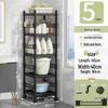 Handun 5-Tier Adjustable Bathroom Storage Rack