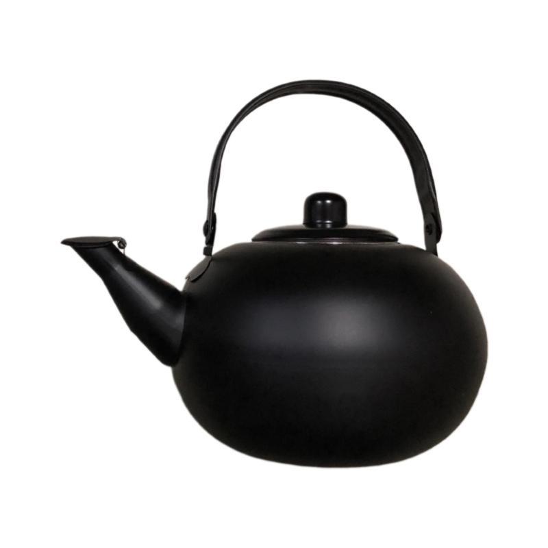 Stainsless Steel Teapots with Infuser Short Spouts Coffee Kettles