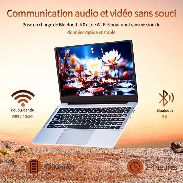 14,1" PC tragbar, Intel Celeron N3710(Bis zu 2,6 GHz),12 GB RAM DDR4 256 GB SSD, Windows 11 PRO, WiFi 5, Laptop
