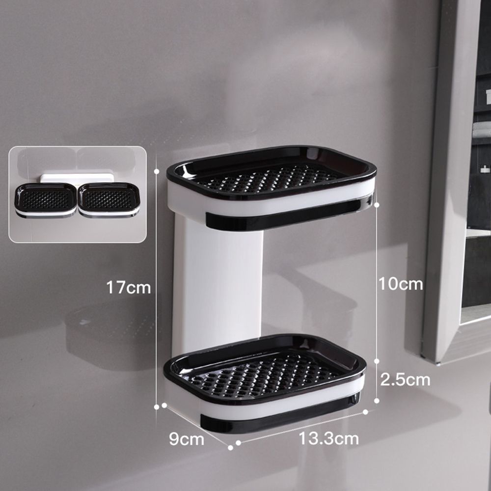 Suport de săpun pentru baie, suport creativ pentru depozitare pe perete, săpunieră montată pe perete, organizator, suport pentru săpunieră