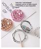 1PC Portable Mini Mirror Retro Rose Flower Small Pocket Makeup Mirror Double Sided Hand Mirrors Compact Cosmetic Beauty Tool