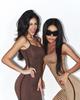 Lopejeu Hourglass Eyelet Dress (Brown)