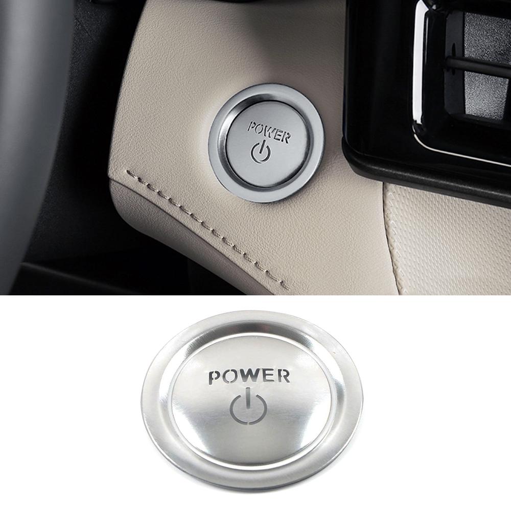 For Toyota Highlander XU70 2024 Engine Start Stop Switch Button Cover Trim Car Interior Styling Protector Decoration Sticker