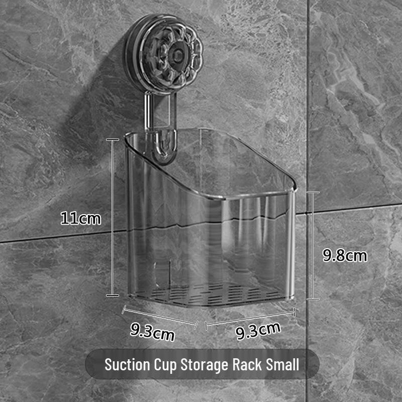 JINGRUIXIANG Suction Cup Wall-Mounted Toothbrush Holder