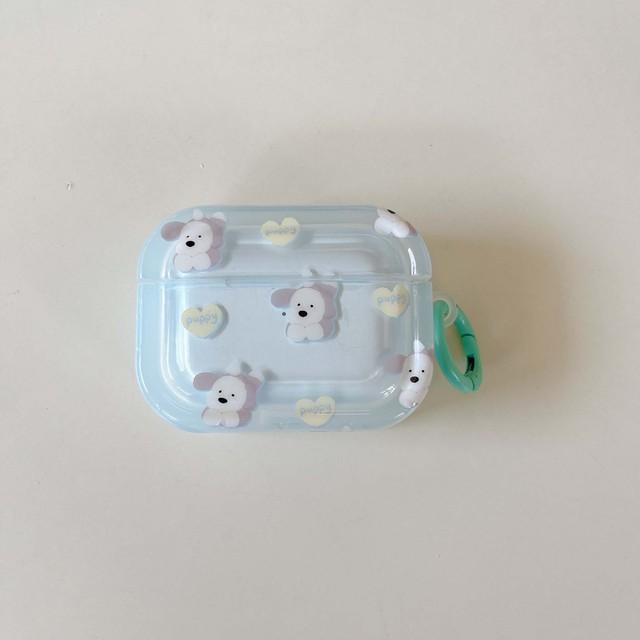 

Чехол для наушников с рисунком щенка Ins Imd Gradient Art для Apple Air Pods 1 2 3 Pro 2nd, беспроводная зарядная коробка с Bluetooth, чехол с милой собакой For Airpods 3 (2021)