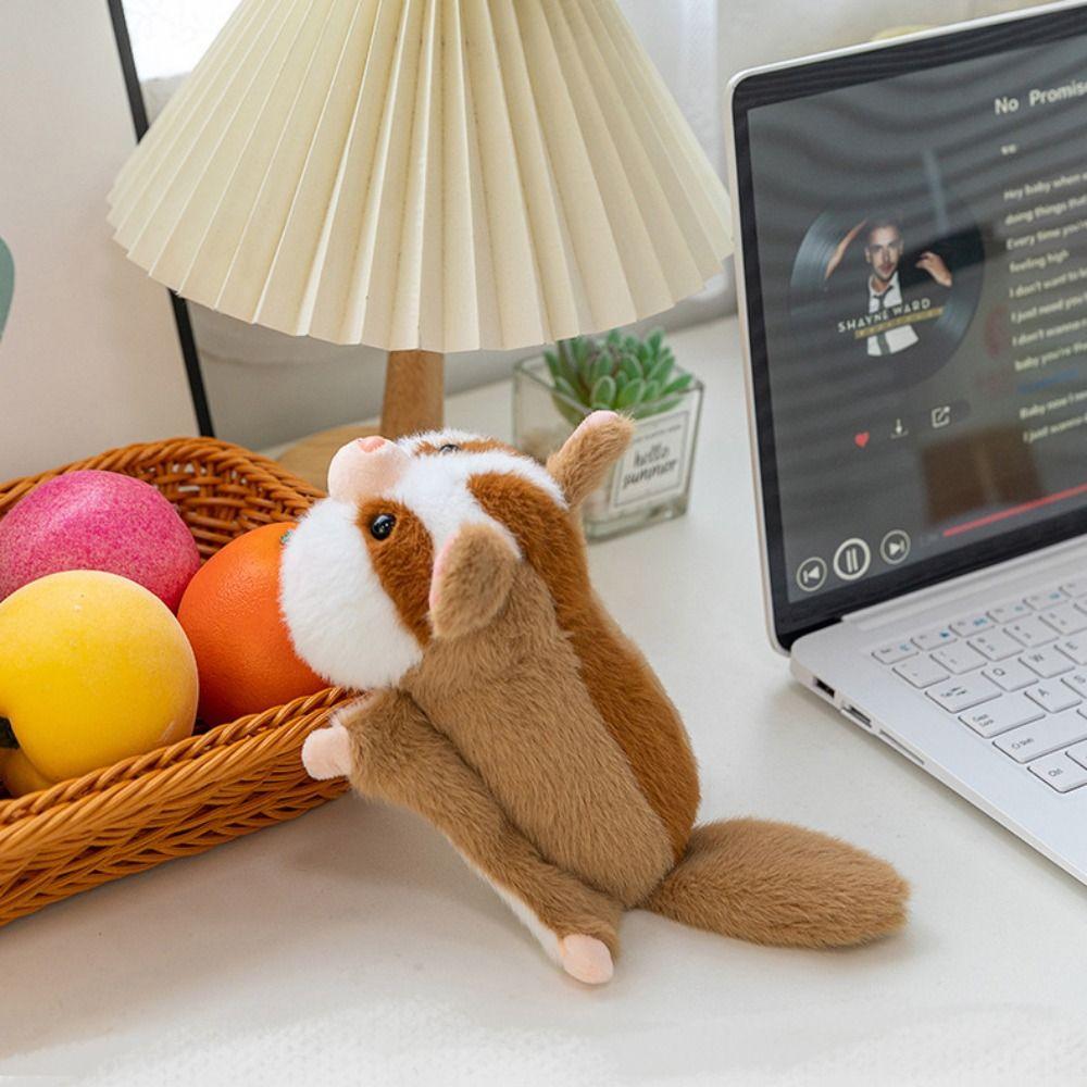 Border Collie Panda Plush Toy Husky Deer Plush Doll Raccoon Doll Clip  Home Decor