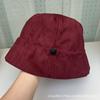 New Double-sided Bucket Hat for Women's Spring and Autumn Versatile Plain Face Sunscreen Bucket Hat Ins Temperament Washbasin Hat