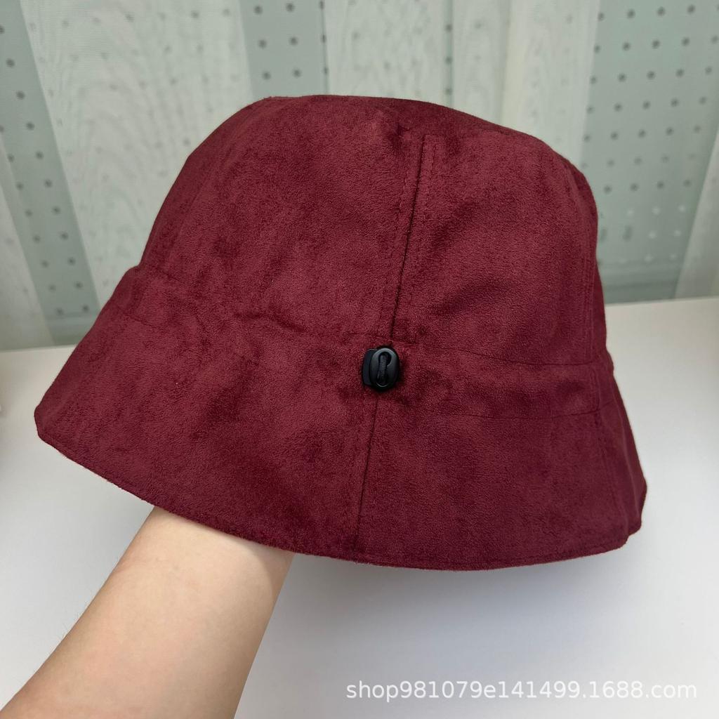 New Double-sided Bucket Hat for Women's Spring and Autumn Versatile Plain Face Sunscreen Bucket Hat Ins Temperament Washbasin Hat