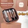 8-in-1 Nail Set Tool for Manicure Box Professional Pedicure Nail Cutter Set Nail Care Nail Clipper Kit