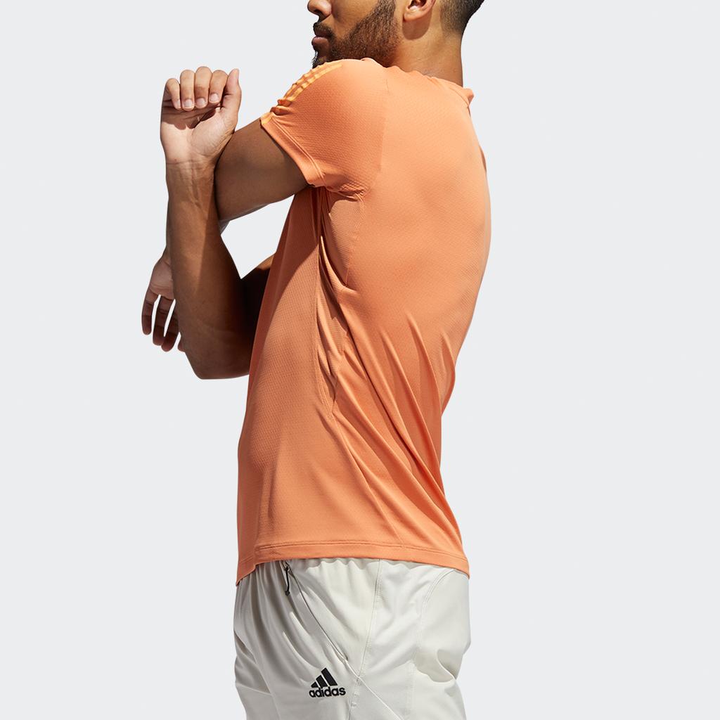 Adidas HRDY 3-Stripes Training Short Sleeve T-Shirt Men Tops Khaki-Brown GP7652