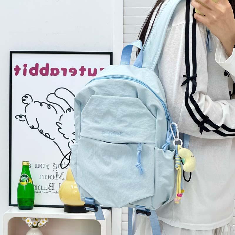 Junior School Bag Women's Large Capacity Backpack Computer Travel Backpack