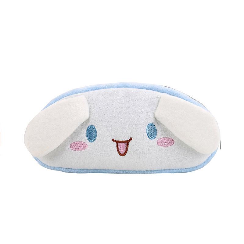 Uroczy pluszowy piórnik o dużej pojemności z motywem Star Kirby, Cynamonowego Psa, Mele Kitty i Kumiko Pup