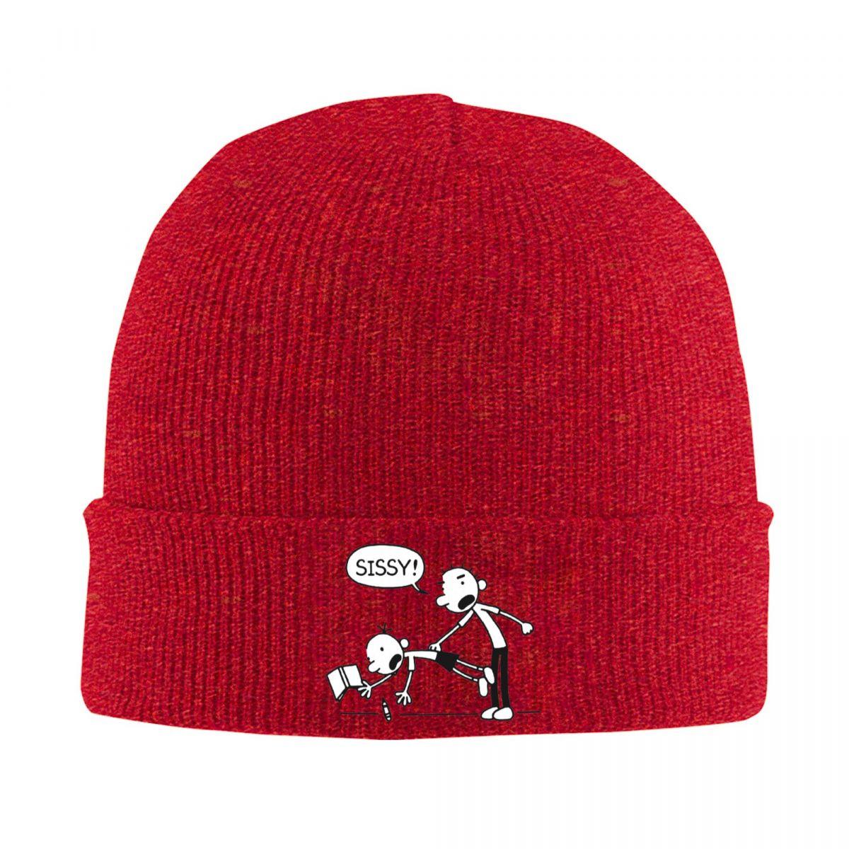 

Diary Of A Wimpy Kid Warm Knitted Cap Hip Hop Bonnet Hat Autumn Winter Outdoor Beanies Hats for Men Women Adult One Size