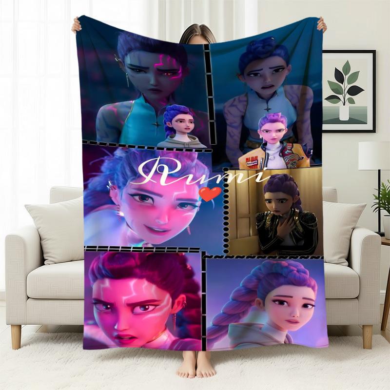Temu Blanket Kpop Witch Hunters Blanket Flannel Blanket Office Home Sofa Blanket Nap Blanket