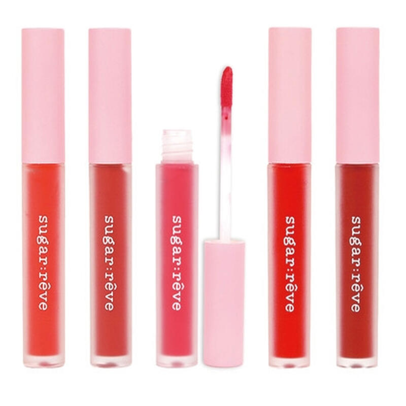 Perfektní matný lip tint s vysokou přilnavostí, 5 barev