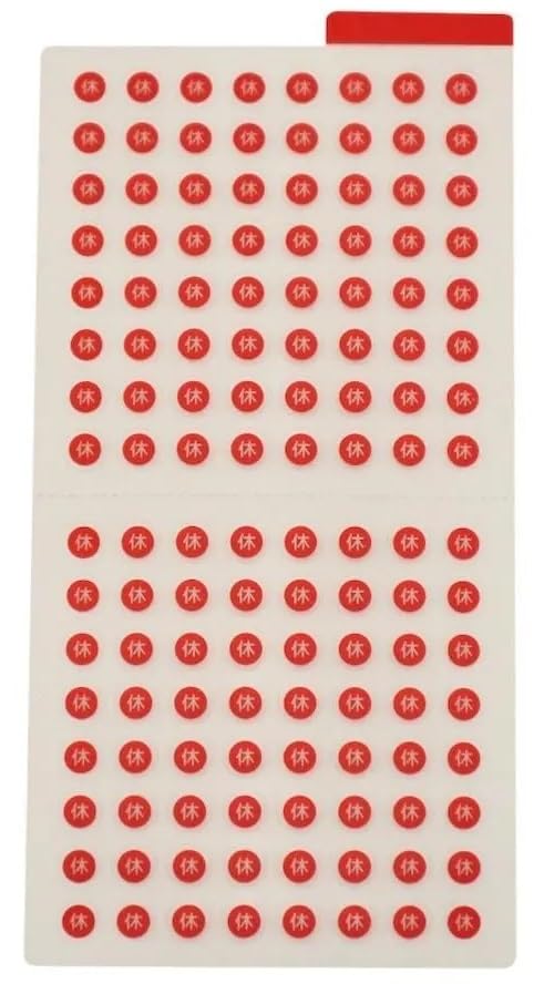 for managing Schedule Stickers 128 pieces per sheet Holiday vacation planner [Convenient holidays] (Holidays) management, planning, calendar,